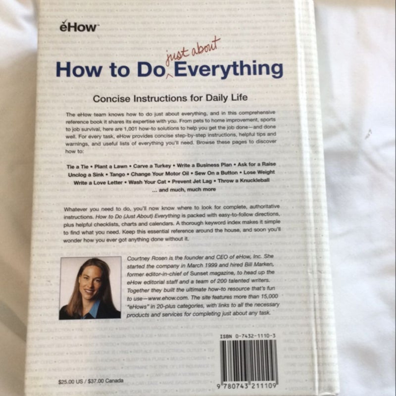 How to Do Just about Everything