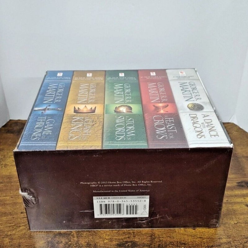 A Game of Thrones by George R. R. Martin, 5-Book Boxed Set, A Song of Ice & Fire