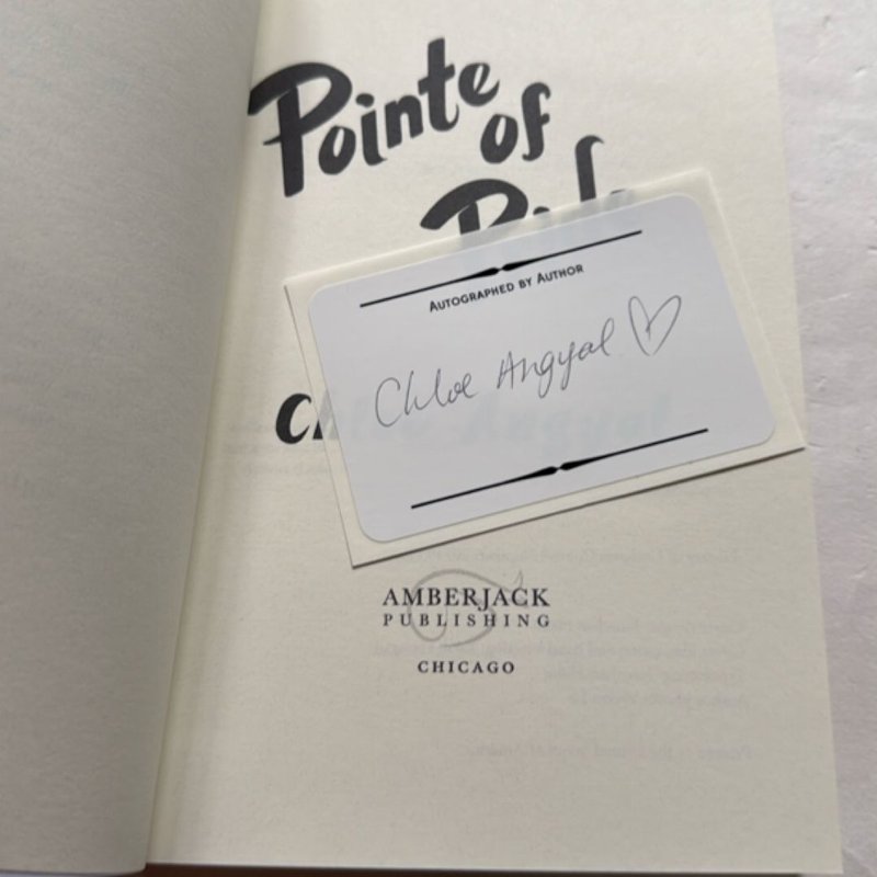 Pointe of Pride - signed bookplate