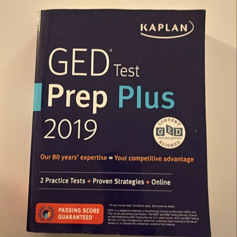 GED Test Prep Plus 2019