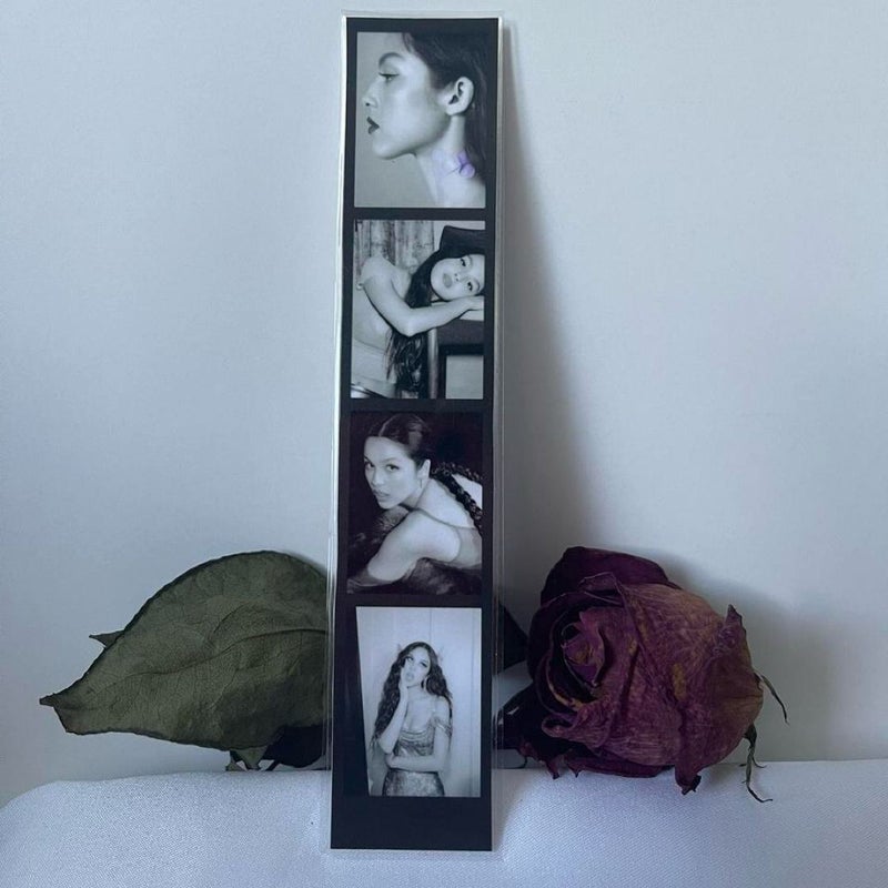 Olivia Rodrigo mini photobooth strip bookmark