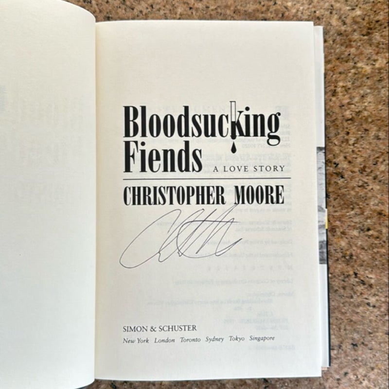 Bloodsucking Fiends (signed/first edition)