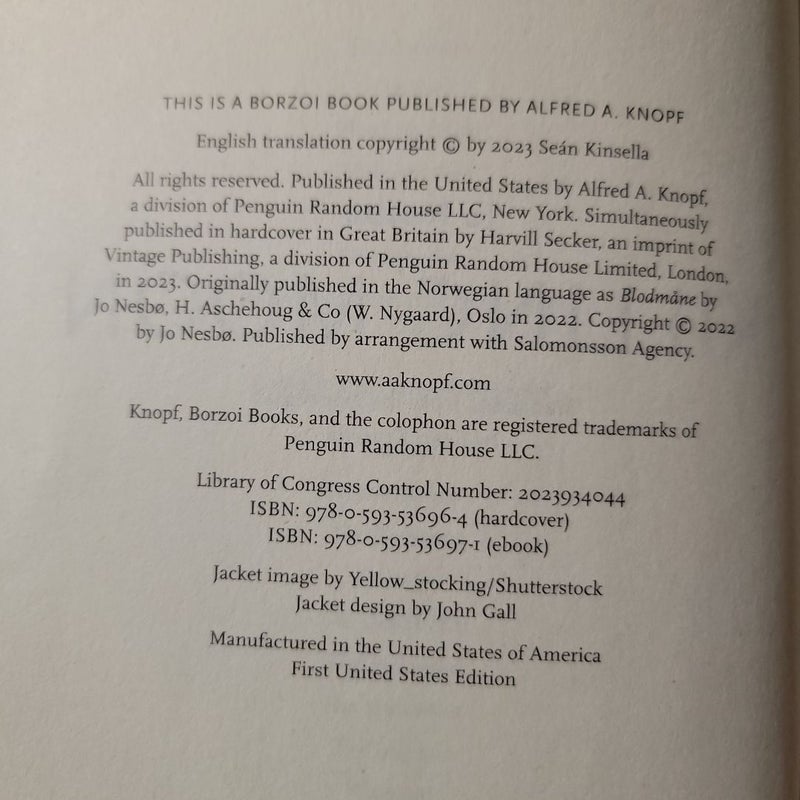 Killing Moon (2023 First Edition)