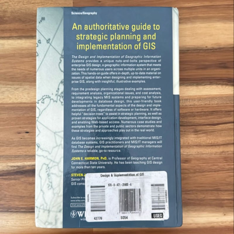 The Design and Implementation of Geographic Information Systems