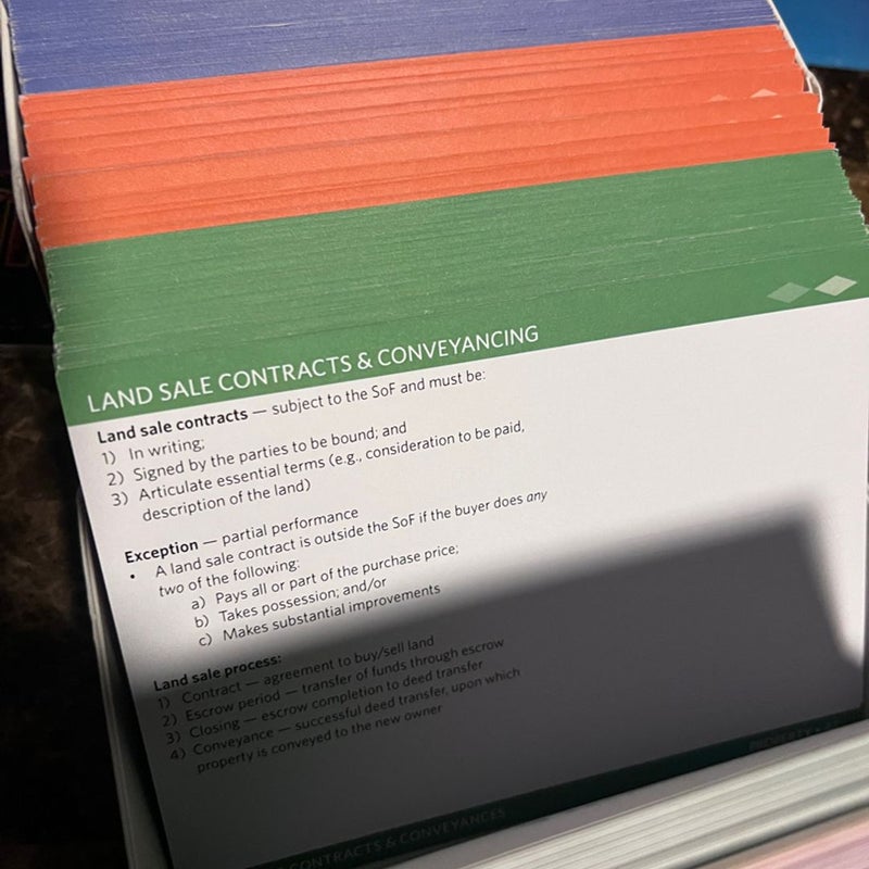Critical Pass MBE flashcards 2019