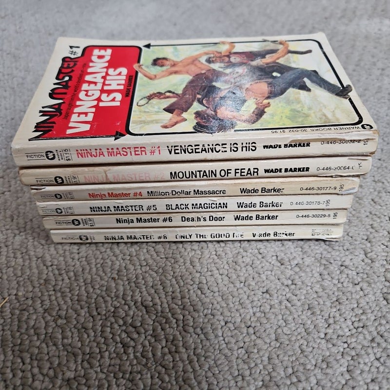 Ninja Master lot, vintage books