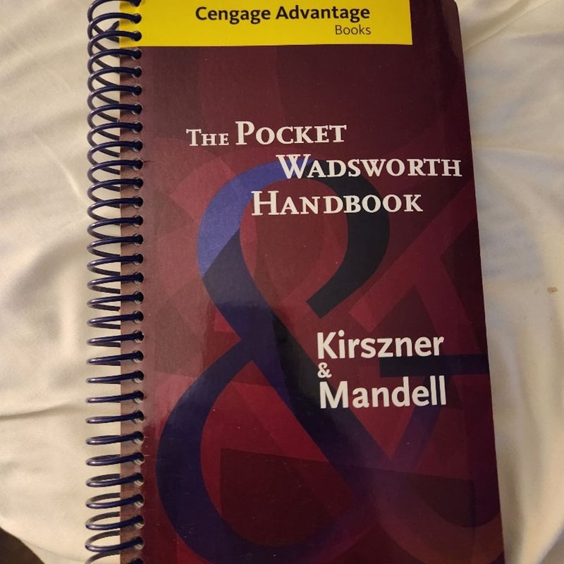Cengage Advantage Books: the Pocket Wadsworth Handbook