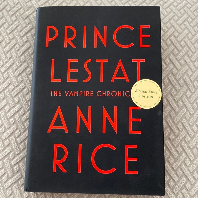 Prince Lestat—Signed 