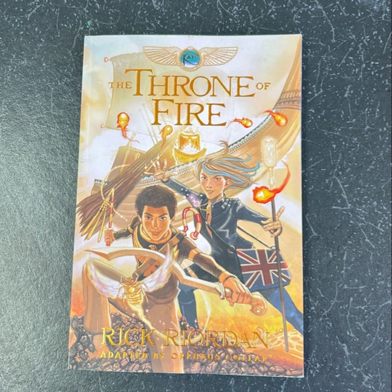 Kane Chronicles, the, Book Two the Throne of Fire: the Graphic Novel (the Kane Chronicles, Book Two)