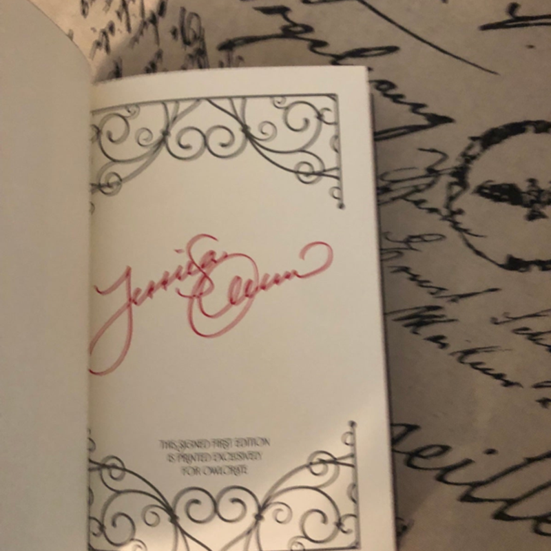 ✨ Signed Book ~ Owlcrate Bookish Box Forgery of Roses by Jessica S. Olson✨