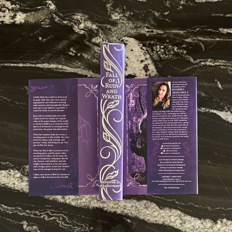 OWLCRATE EDITION OF FALL OF RUIN AND WRATH BY JENNIFER L. ARMENTROUT!  