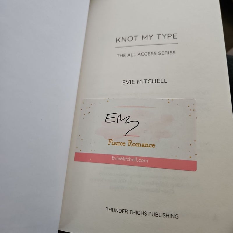 Knot My Type [Signed Book plate]