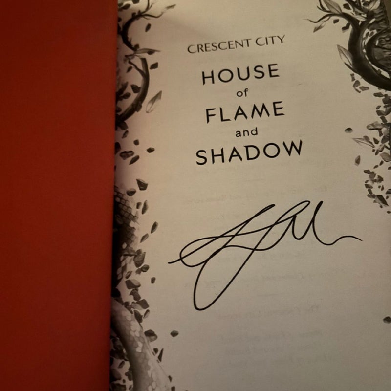 House of Flame and Shadow BN Exclusive Signed edition 