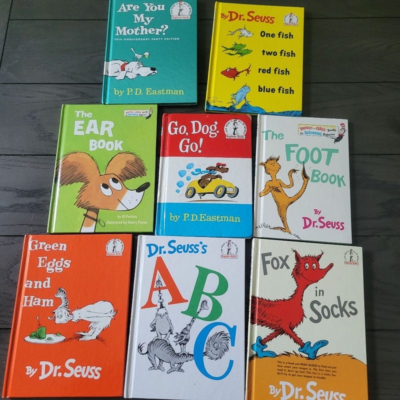 Dr. Seuss Books Book Lot Bundle Of 8