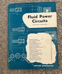 Fluid Power Circuits 