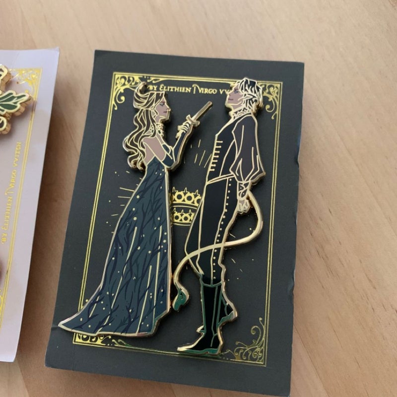 The Cruel Prince / enamel pin set 