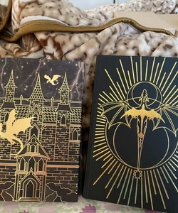 Fourth Wing kingdom book designs (NOT SIGNED )