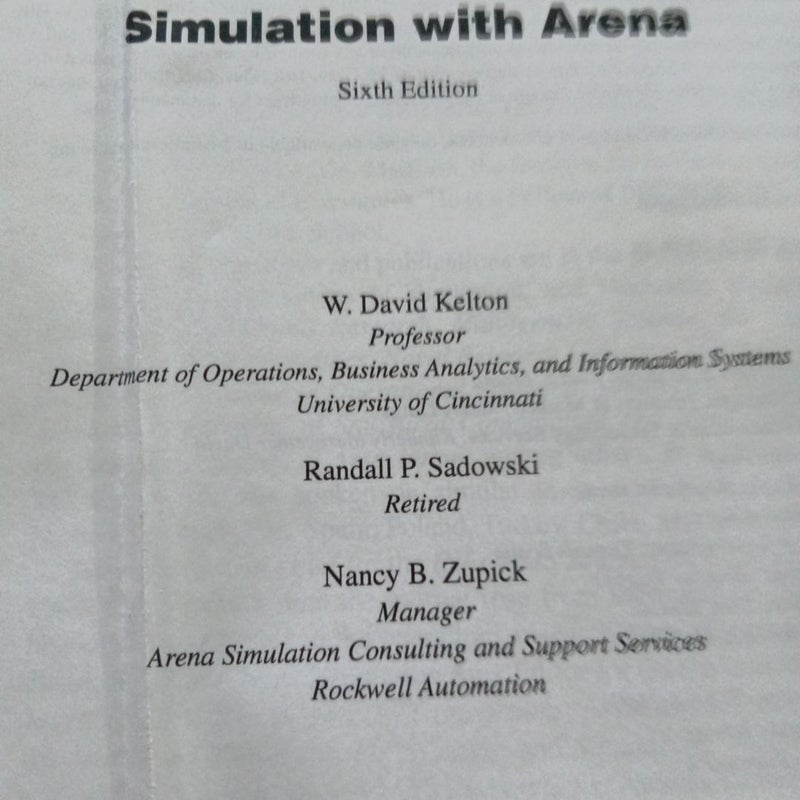 Simulation with Arena