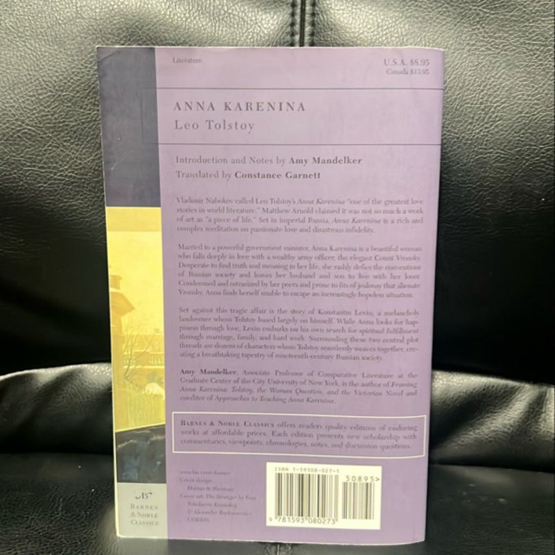 Anna Karenina (Barnes and Noble Classics Series)