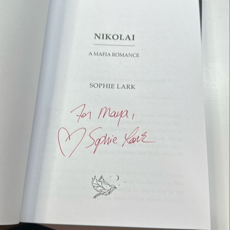 Nikolai signed OOP cover