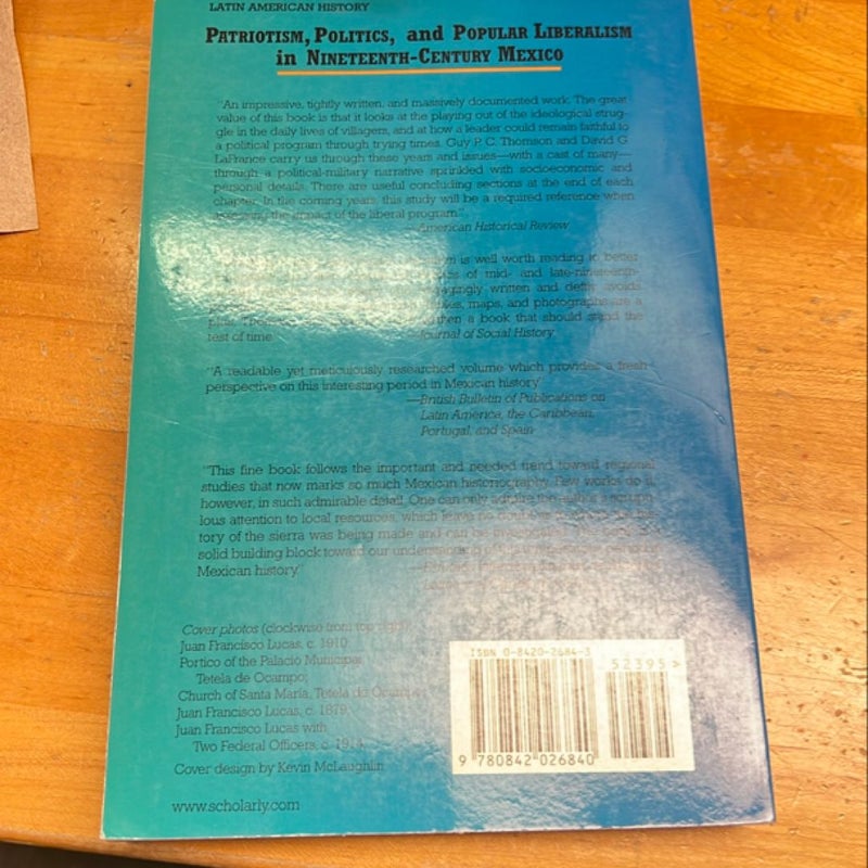 Patriotism, Politics, and Popular Liberalism in Nineteenth-Century Mexico