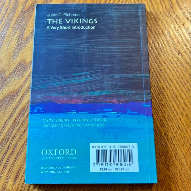 The Vikings: a Very Short Introduction