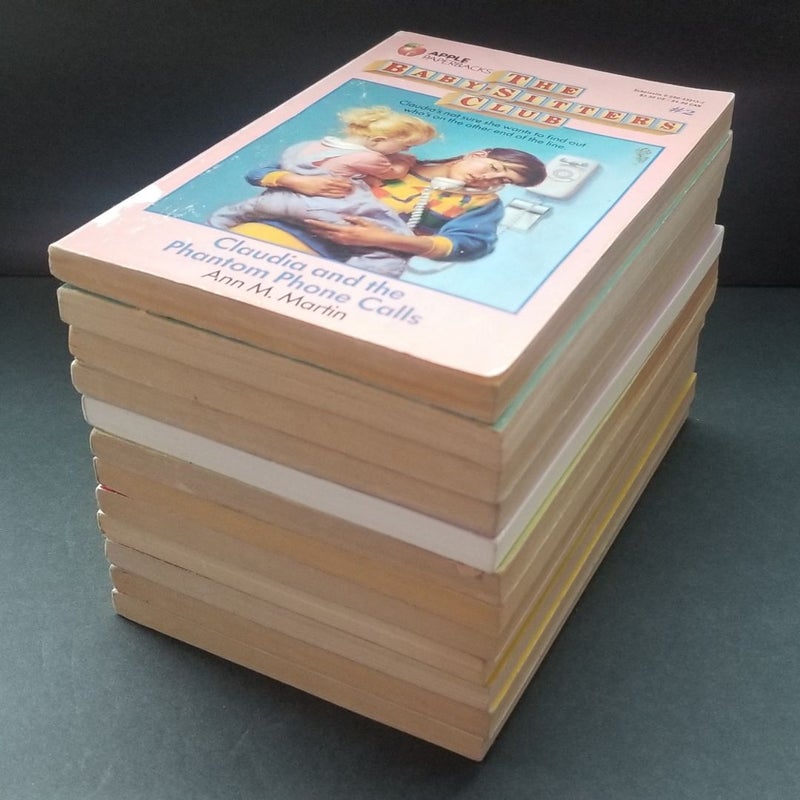 VINTAGE LOT 12 SCHOLASTIC ORIGINAL APPLE SERIES 1980s THE BABYSITTERS CLUB BOOKS