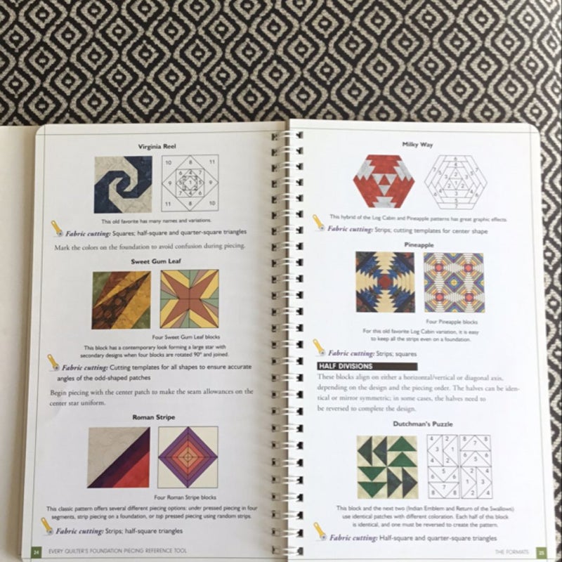 Every Quilter's Foundation Piecing Reference Tool