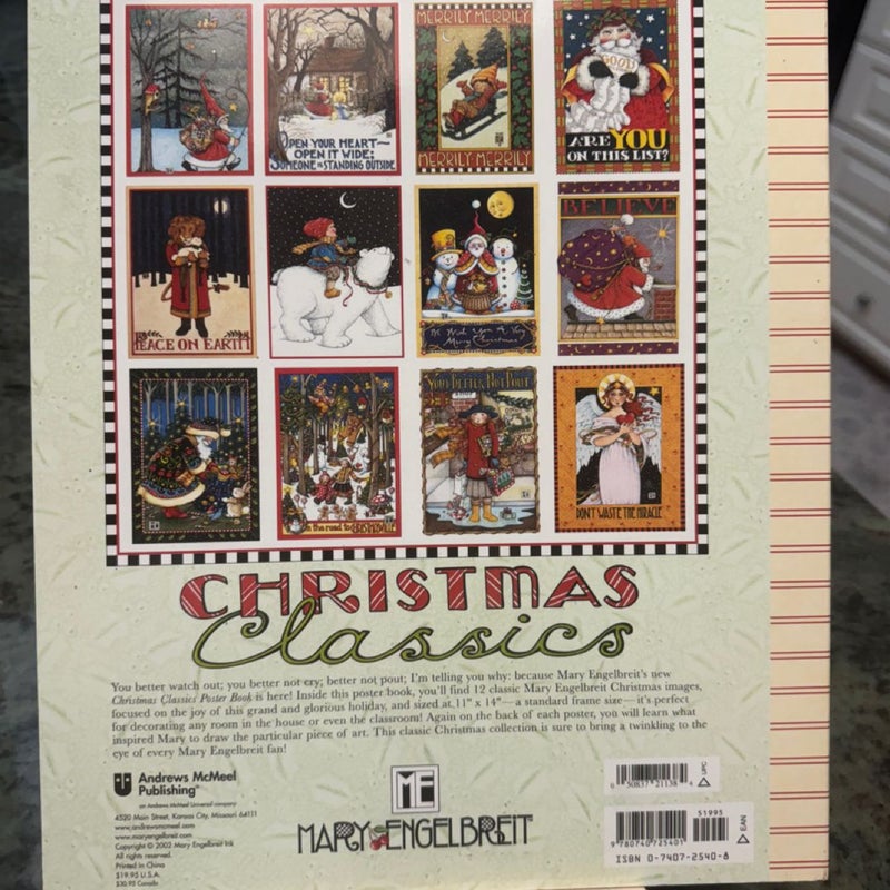 MARY ENGELBREIT CHRISTMAS CLASSICS poster book