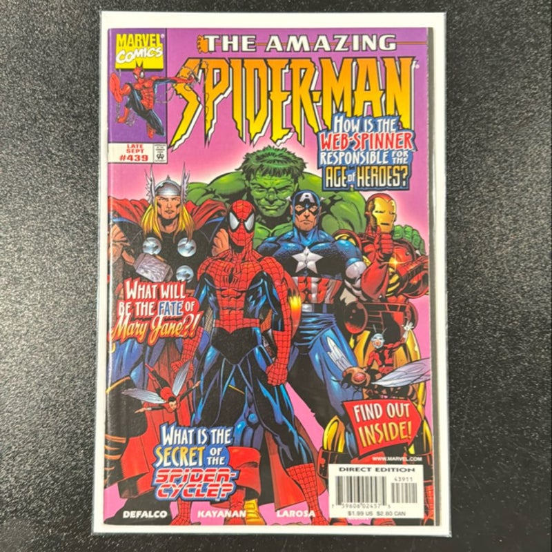 The Amazing Spider-Man # 439 Sept 1998 Marvel Comics