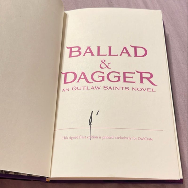 Ballad and Dagger