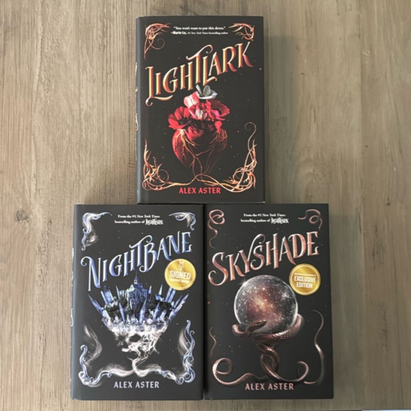 Lightlark + (Signed) Nightbane + (B&N Exclusive) Skyshade