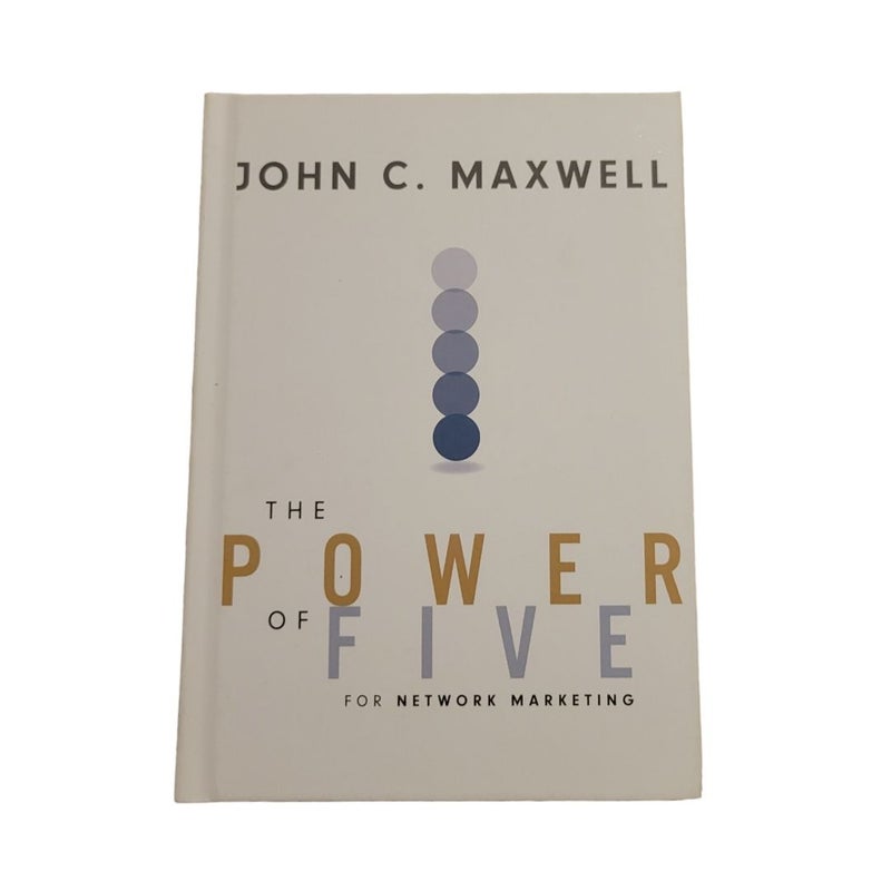 The Power of Five for Network Marketing By John C. Maxwell - BRAND NEW BOOK