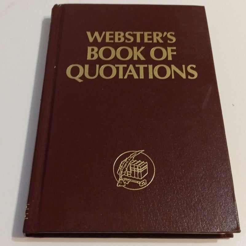Webster's Book of Quotations.    (B-0347)