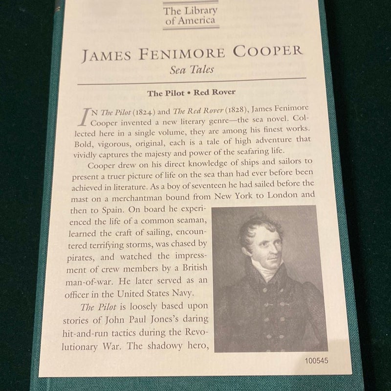 James Fenimore Cooper: Sea Tales (LOA #54)
