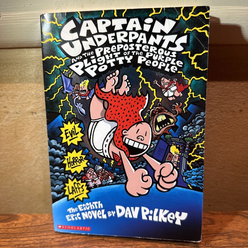 Captain Underpants The 2nd, 3rd, 4th and 8th Epic Novel