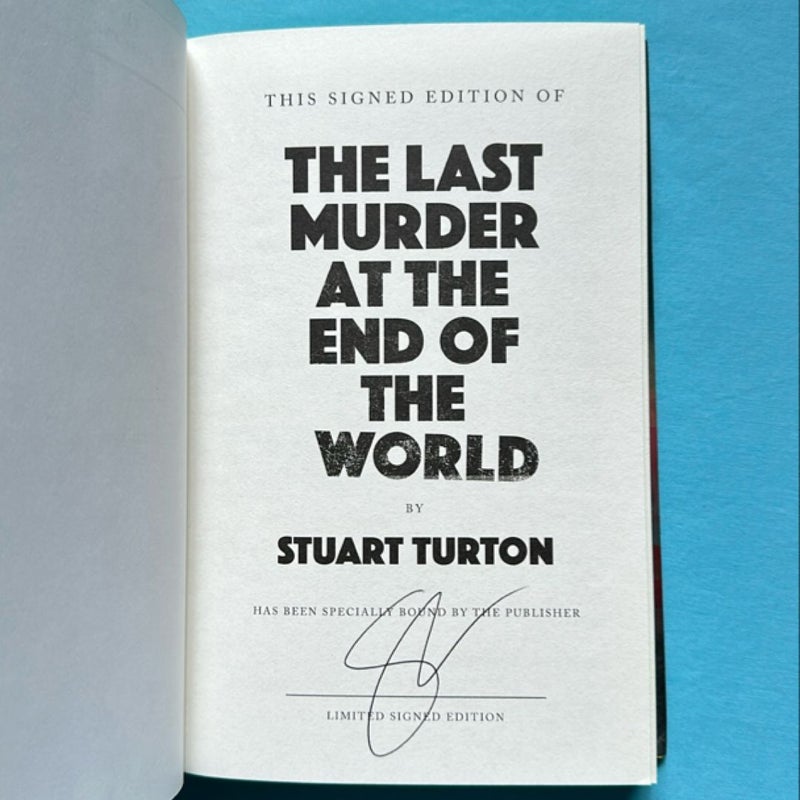 The Last Murder at the End of the World *signed*