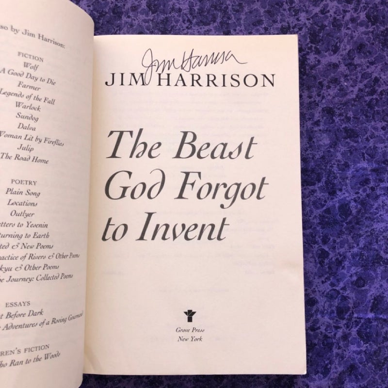 (Signed) The Beast God Forgot to Invent