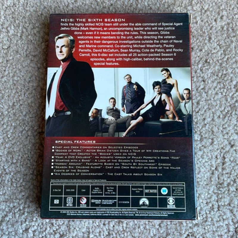 NCIS season 6 dvd