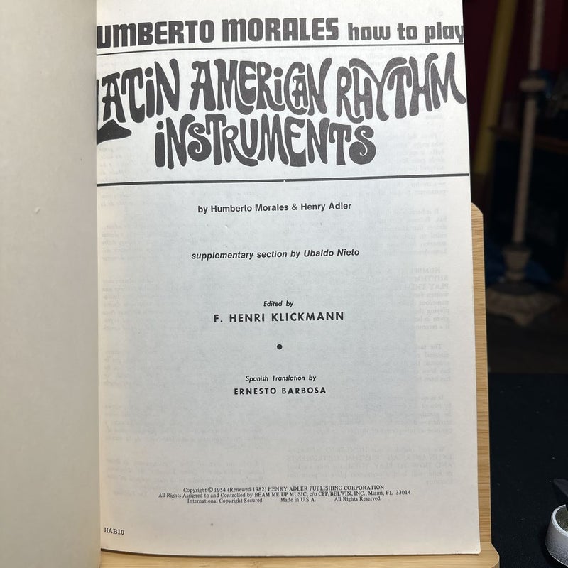 How to Play Latin American Rhythm Instruments