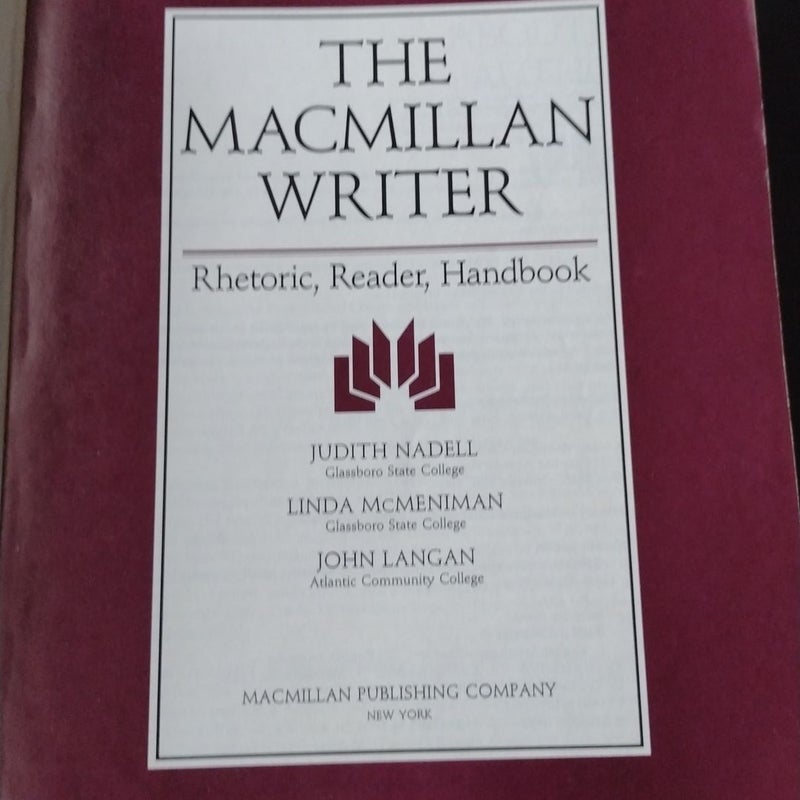 The Macmillan Writer