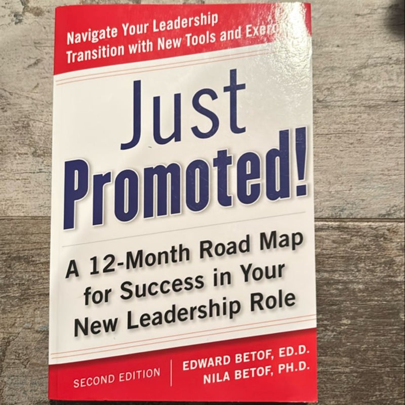 Just Promoted! a 12-Month Road Map for Success in Your New Leadership Role, Second Edition