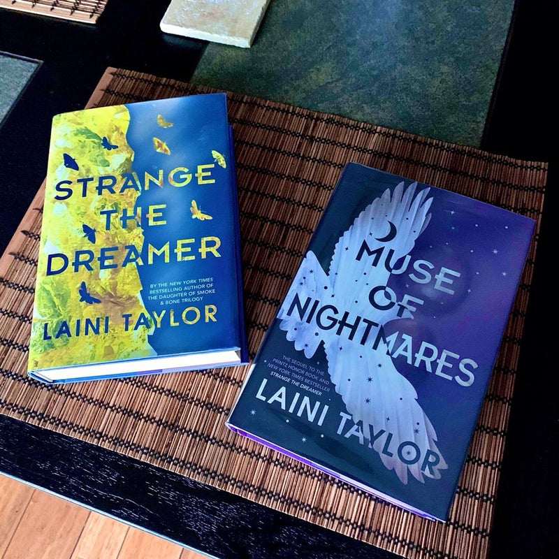 Signed  Strange the Dreamer  Muse of Nightmares Laini Taylor HC 1st First