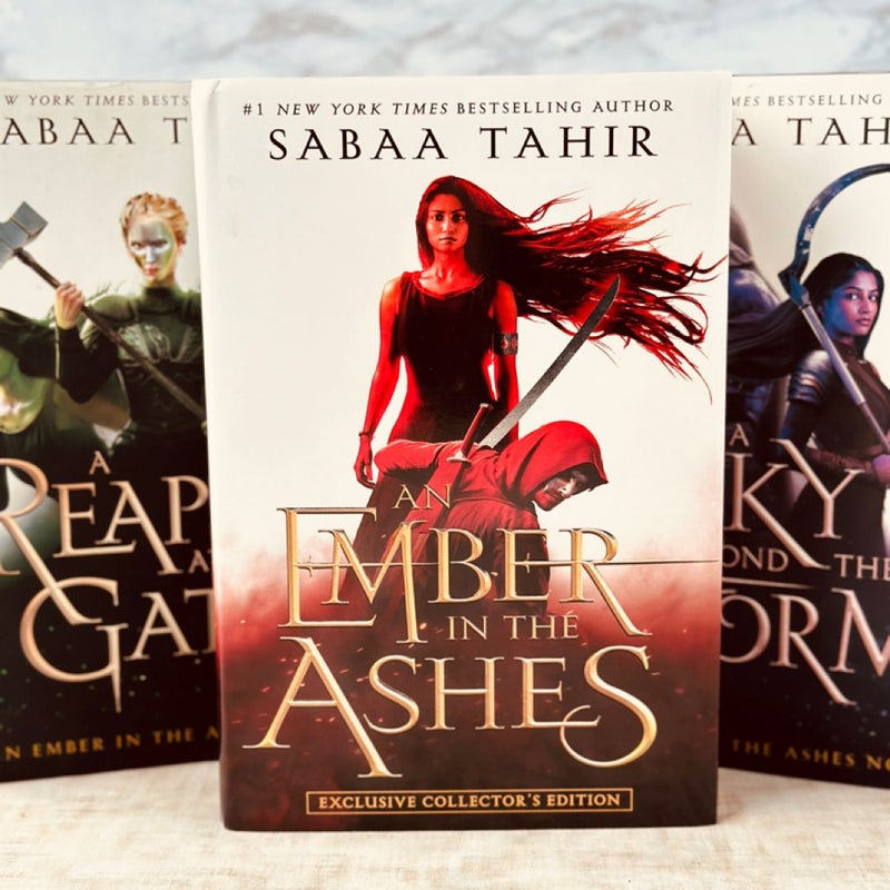 B&N signed exclusive An Ember in the Ashes + books 2&4 bundle