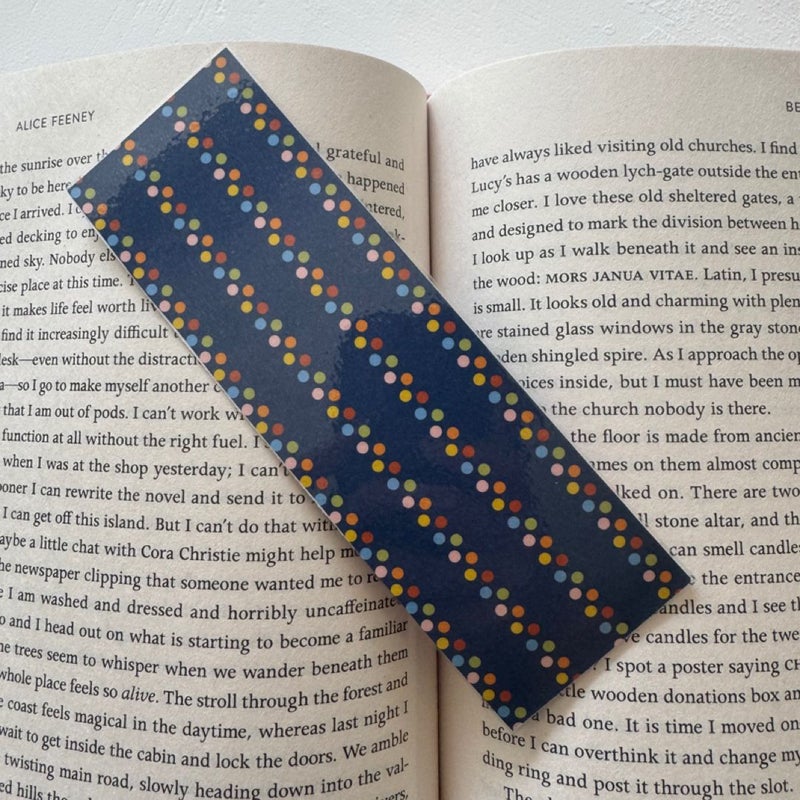 Handmade Laminated Bookmark