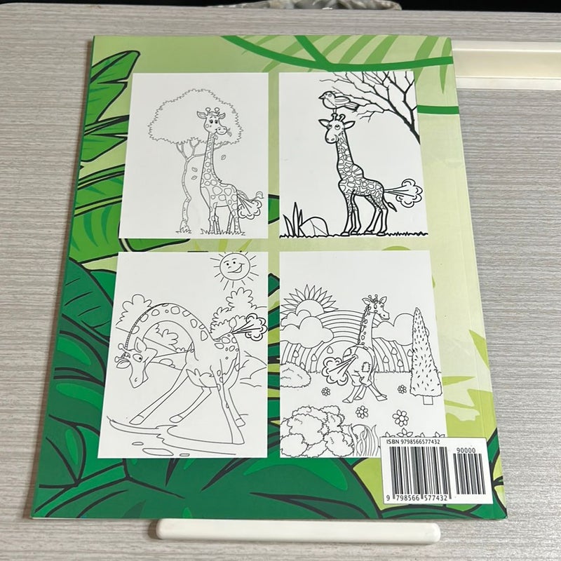 Giraffe Coloring Book