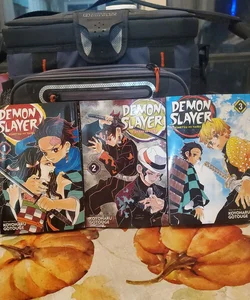 Demon slayer:Kimetsu no Yaiba books 1-3