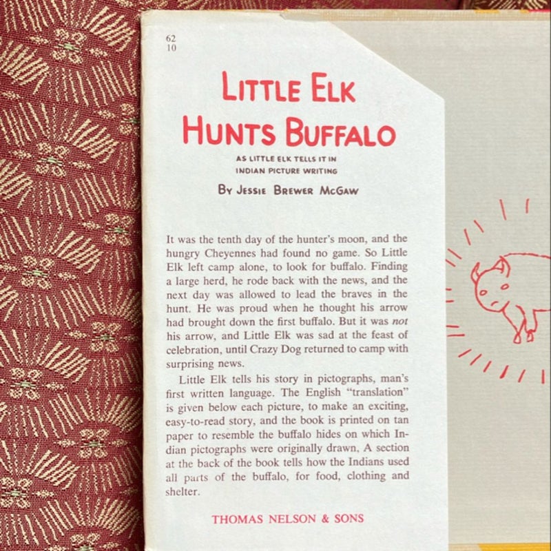 Little Elk Hunts Buffalo-Signed