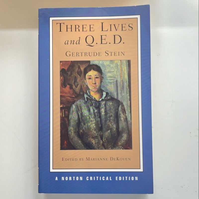 Three Lives and Q. E. D.