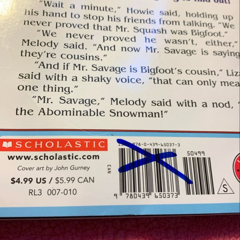 The Abominable Snowman Doesn't Roast Marshmallows